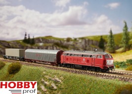 DB Br218 Freight Train Starter Set (DC+Sound)