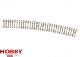 Curved Track with Concrete Ties R 6 (526.2 mm / 20-11/16“) – 15°