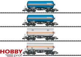 DB Compressed Gas Tank Car Set (4pcs)