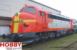 G Sound-Diesellokomotive NOHAB Strabag V, inkl. PIKO Sound-Decoder (G+Sound)