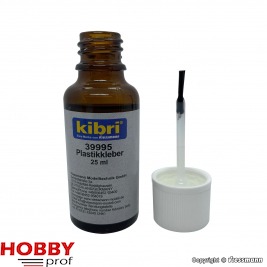 Plastic glue liquid, with brush, 25ml / 22,5g