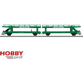 NSB Laaeks Double Auto Transport Wagons (2pcs)
