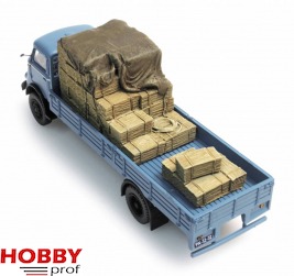 Cargo: Hay for DAF Flatbed Truck