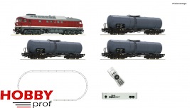 z21 start digital set: Diesel locomotive class 132 with tank wagon train, DR (DC+Digital)
