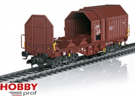 DB Flat Car with Telescoping Covers 