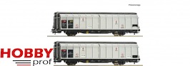 2-piece set: Sliding-wall wagons, SBB Cargo