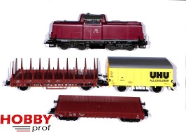 DB V100 Diesel Locomotive with freight train (DC) ZVP