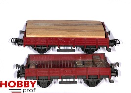 DB Flat Wagons with load (2pcs) ZVP