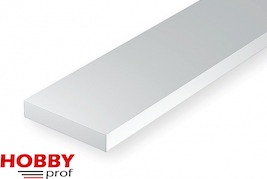 355mm Polystyrene Strips ~ 0.75x2.0mm (10pcs)