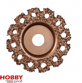 Tungsten carbide rasp- and cutting disc