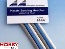 Plastic Sanding Needles (150,240,320 Grit) (6pcs)