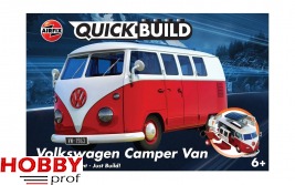 Quickbuild ~ Volkswagen Camper Van Red