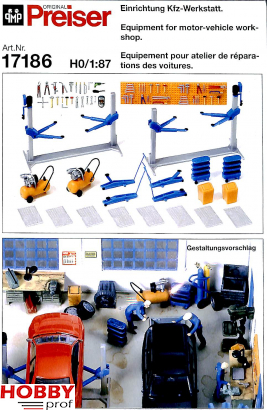 Equipment for motor-vehicle workshop