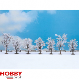 Winter Trees (7pcs) ~ 8-10cm