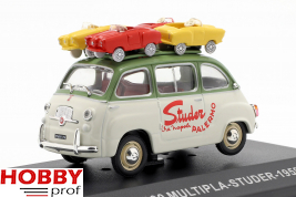 Fiat 600 Multipla-Studer 1959, with toy cars on roof