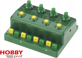 Green Four Way Push Button Controller