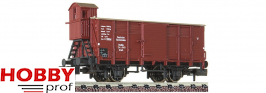 Covered goods wagon with brakeman's cab, type Gvwh "Stettin"