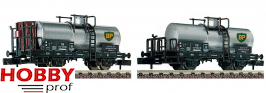 2-piece set tank wagons, DB