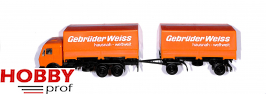 Truck with trailer, Gebrüder Weiss