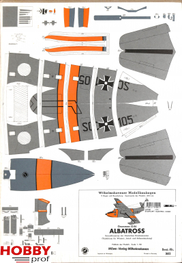 Bouwplaat Albatros #1603