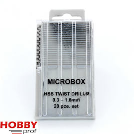 Microbox Drill Set ~ 0.3-1.6 mm (20pcs)