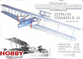 Bouwplaat Zeppelin Staaken R.VI 1:50