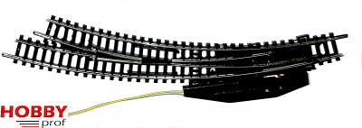 Track ~ Electric Curved Turnout R3/R4 30° (Right)