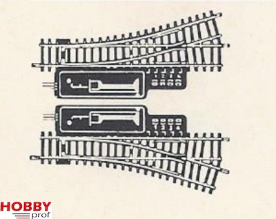 Model Track ~ Electric Turnout Set R1 (Solid)