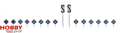 NS Platform Signs (16pcs) (N)