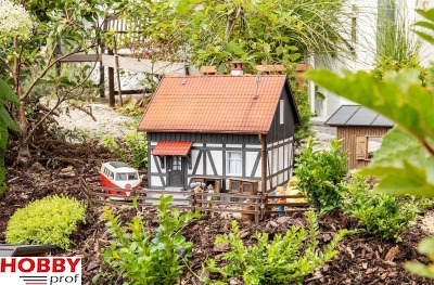 Small half-timbered house