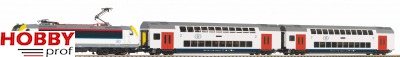 SmartControl WLAN Set mit Bettungsgleis SNCB Doppelstock-Personenzug (DC+Digital)