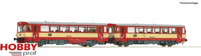 Diesel railcar 810 458-0 with trailer, CD (DC+Sound)