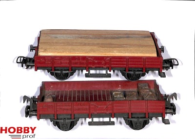 DB Flat Wagons with load (2pcs) ZVP