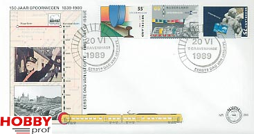 150 Years railways 3v FDC