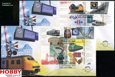 175 Years Railways 10v FDC (2 covers)