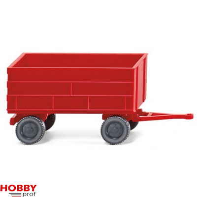 Agricultural trailer, red