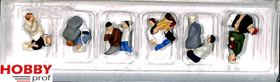 Sitting passengers (for use in bus or tram)