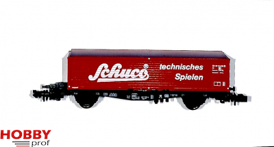 Container car with Schuco container