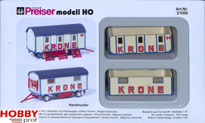 Personal carrier and equipment caravan "Circus Krone"