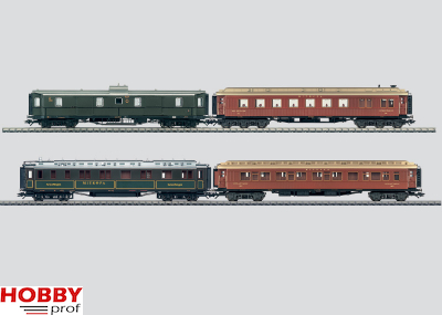 MITROPA Set of 4 Express Train Passenger Cars