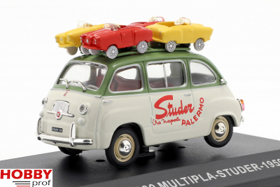 Fiat 600 Multipla-Studer 1959, with toy cars on roof