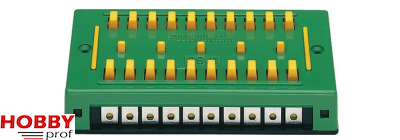 Connector panel to extend and connect up to 10 wires.