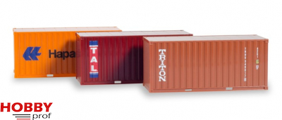 Container-Set 3x20 ft. "Hapag Lloyd / TAL / Triton"