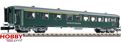 1st / 2nd class express coach, type AB of the SÜDOSTBAHN (SOB)