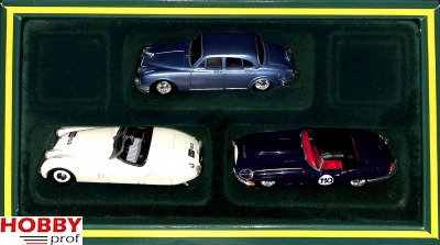 Classic Jaguar set (3 die cast models 1:43)