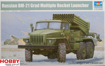 Trumpeter Russian BM-21 Grad Multiple Rocket Launcher #01013