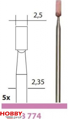 Proxxon Edelkorund slijpstenen 2,5mm
