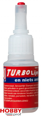 Turbo lijm 10gr. (dunne uitvoering)