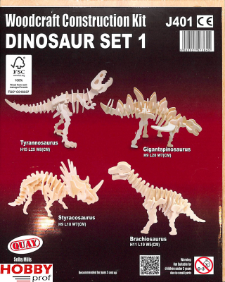 Dinosaur Set 1 Woodcraft Kit