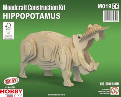 Hippopotamus Woodcraft Kit
